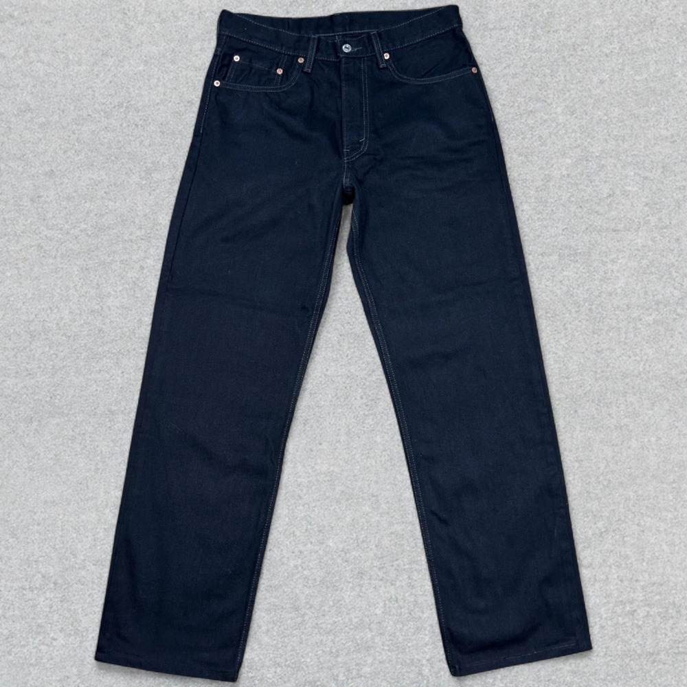 Levi's 550 Jeans Men's 32x31 Black Denim Straight Leg Regular Fit Cotton Casual